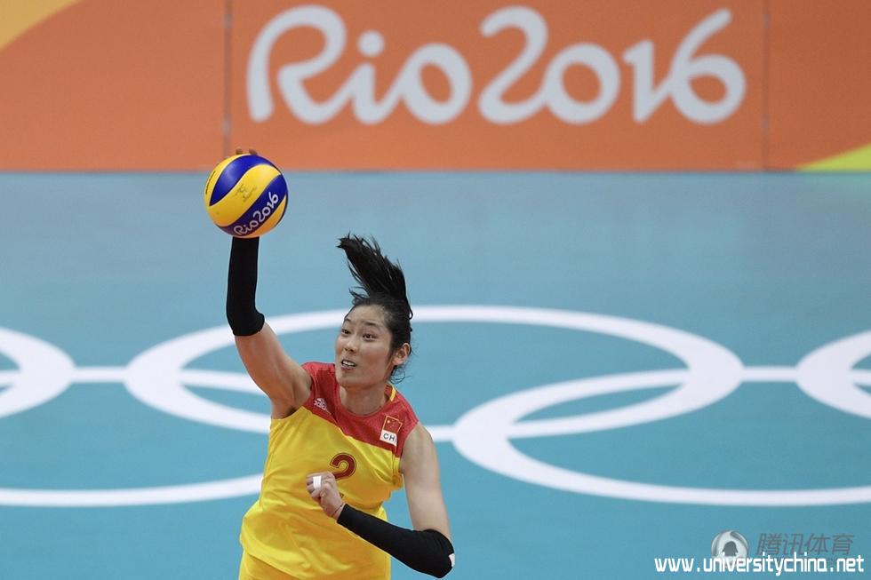 中国女排3-1逆转塞尔维亚 第3次夺得奥运金牌